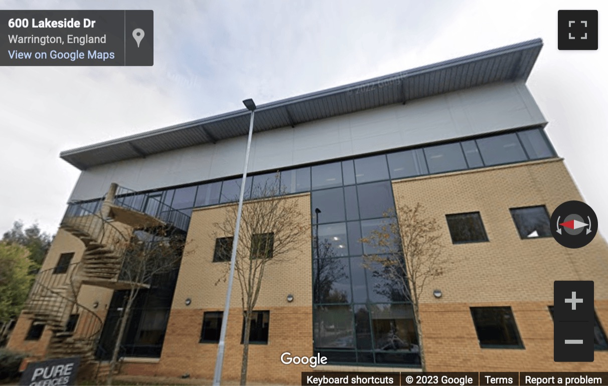 Street View image of Lakeview 600, Lakeside Drive, Centre Park Square, Warrington, Cheshire