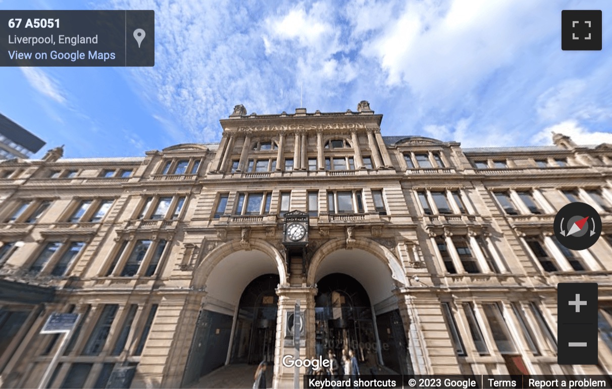 Street View image of Exchange Station, Tithebarn Street, Liverpool, Merseyside