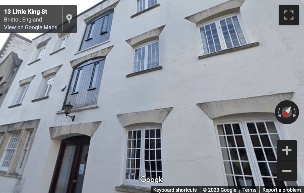 Street View image of 1 Little King Street, Bristol