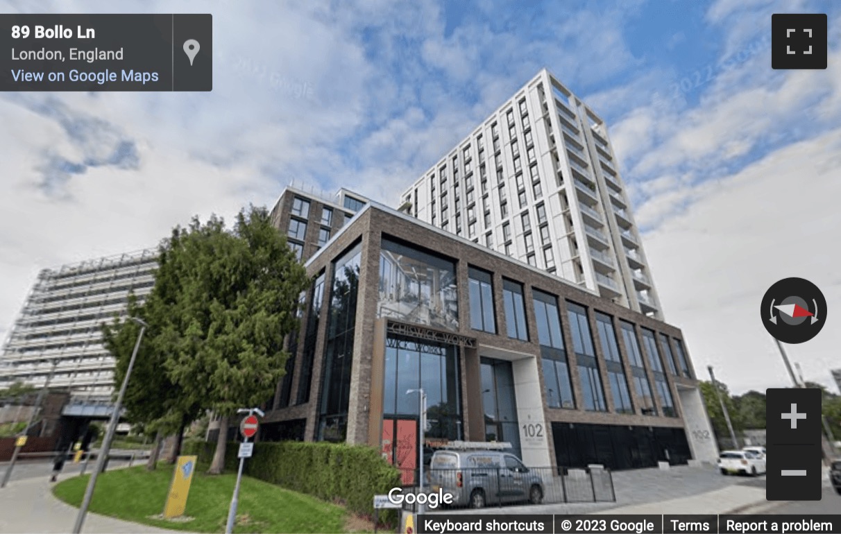 Street View image of Chiswick Works, Bollo Lane, 100 Bollo Lane, London