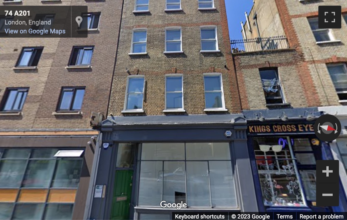 Street View image of De Montfort House, 101 King’s Cross Road, London