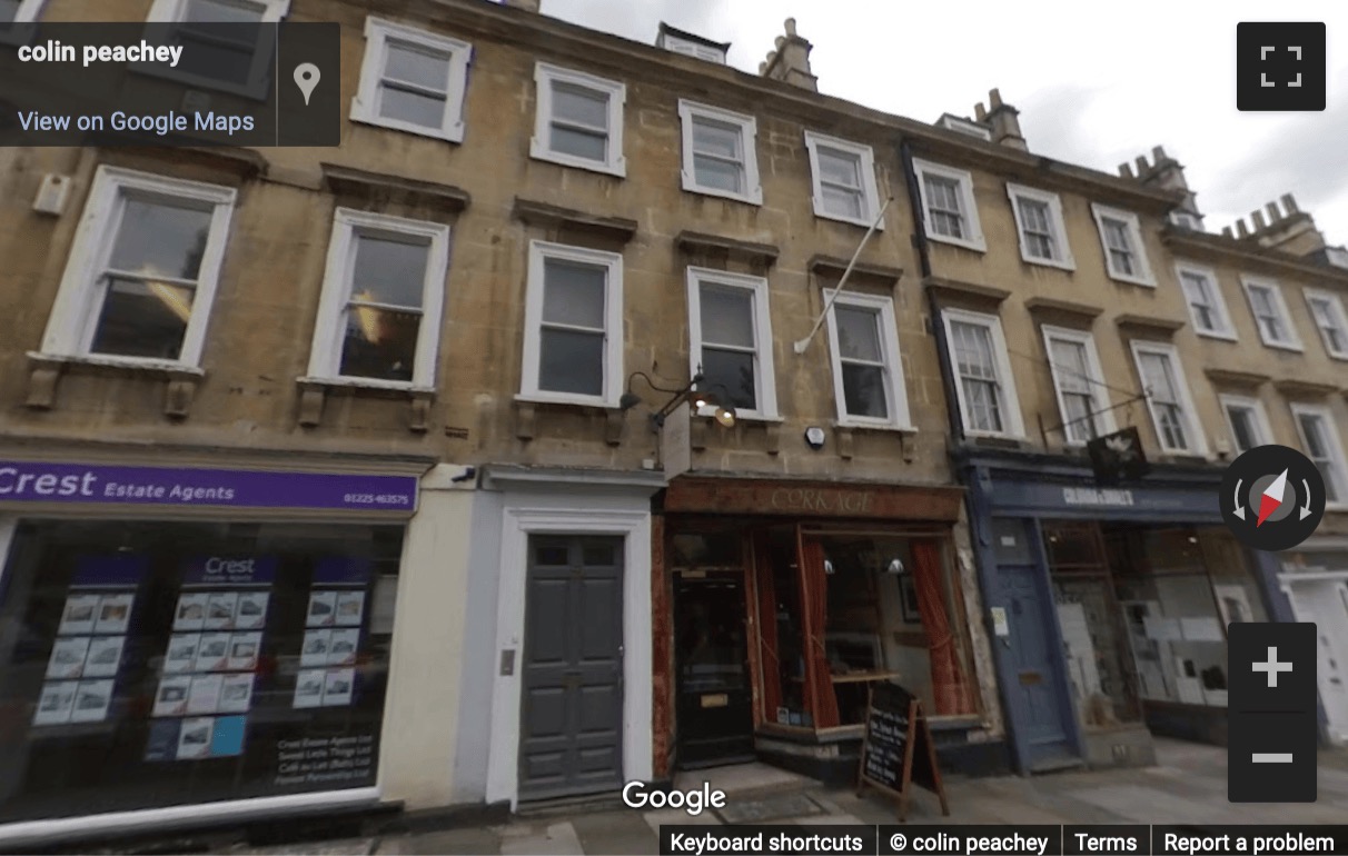 Street View image of 3 Chapel Row, Bath, Somerset