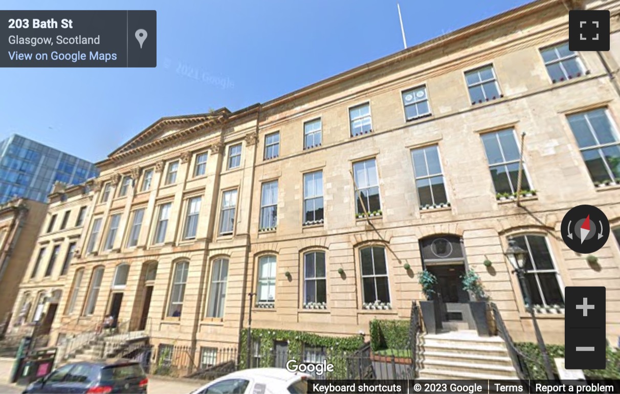 Street View image of 204, 206 Bath Street, Glasgow, Glasgow City