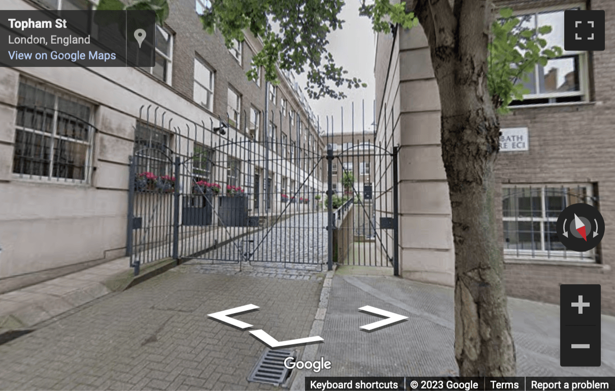 Street View image of 8 Coldbath Square, London