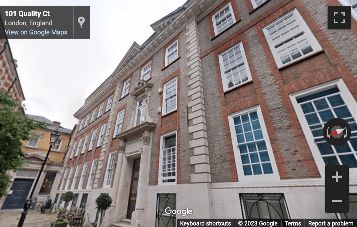 Street View image of Quality House, 5-9 Quality Court, London