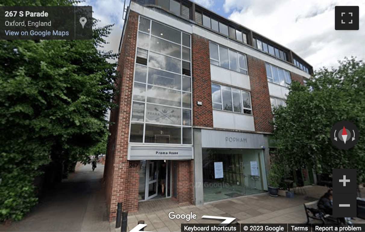 Street View image of Prama House, 267 Banbury Road, Oxford