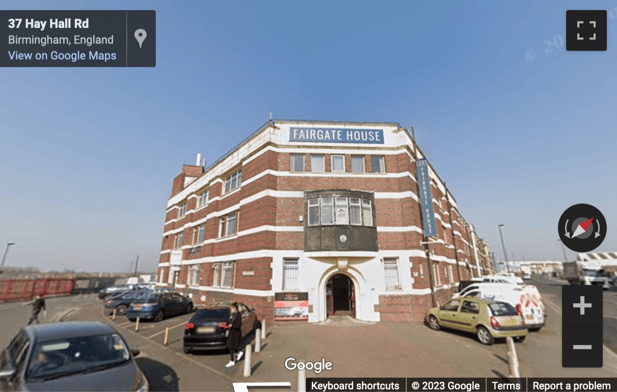 Street View image of Fairgate House, 205 Kings Road, Birmingham, West Midlands