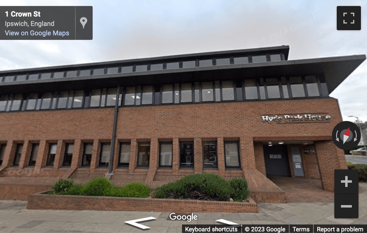 Street View image of Hyde Park House, Crown Street, Ipswich