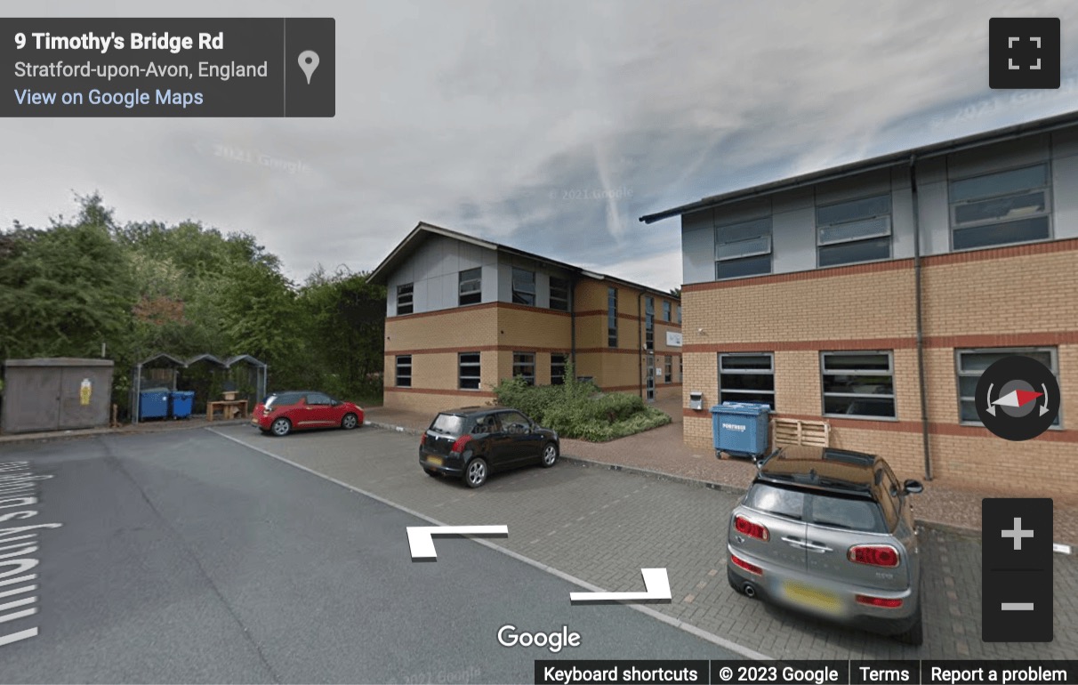 Street View image of 16 Shottery Brook Office Park, Stratford-upon-Avon, Warwickshire