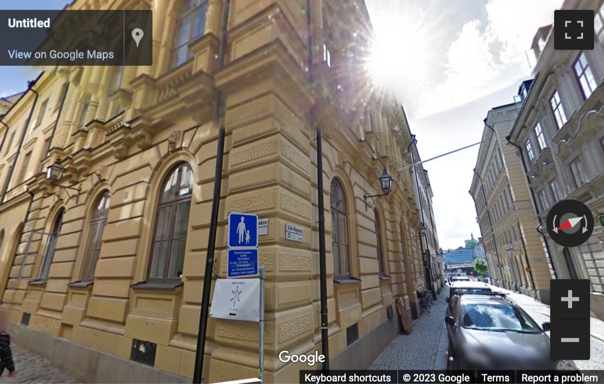 Street View image of Lilla Nygatan 23, Stockholm