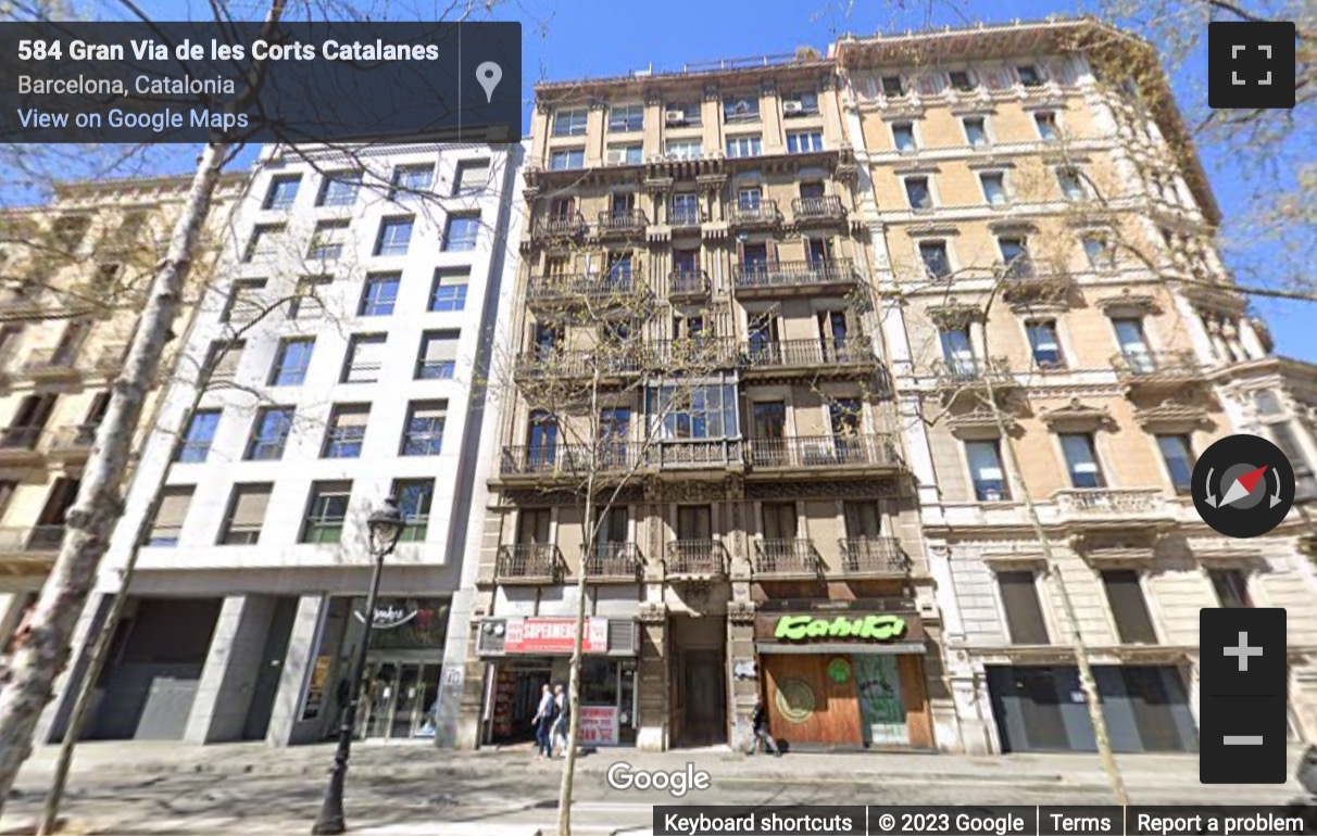 Street View image of Gran Vía de les Corts Catalanes 583, Barcelona