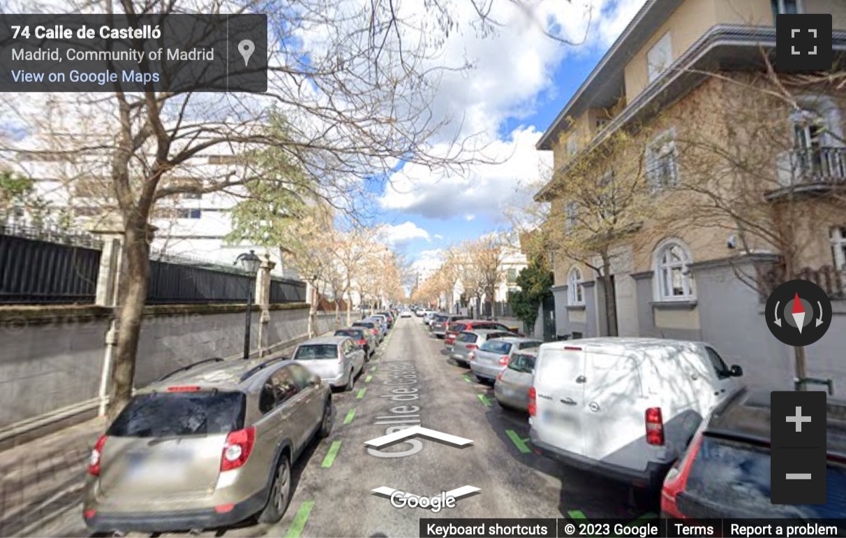 Street View image of Calle Don Ramón de la Cruz, 38, Madrid