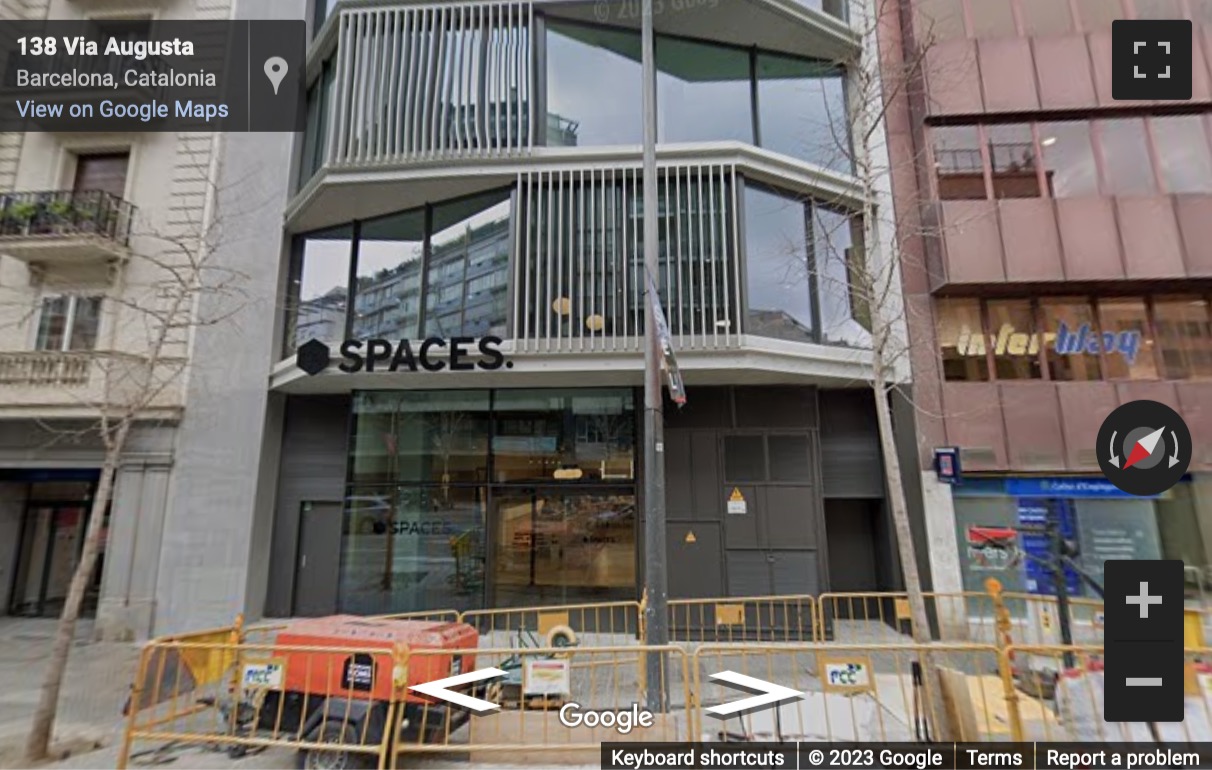 Street View image of Spaces Vía Augusta, Barcelona