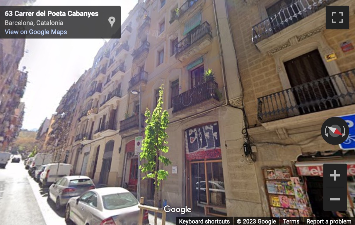 Street View image of Carrer Poeta Cabanyes, 58, Barcelona