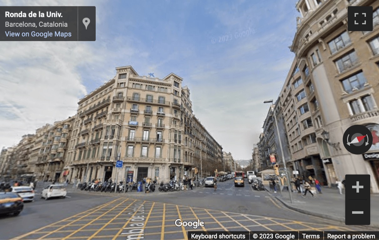 Street View image of Plaza de Catalunya, 9, Barcelona