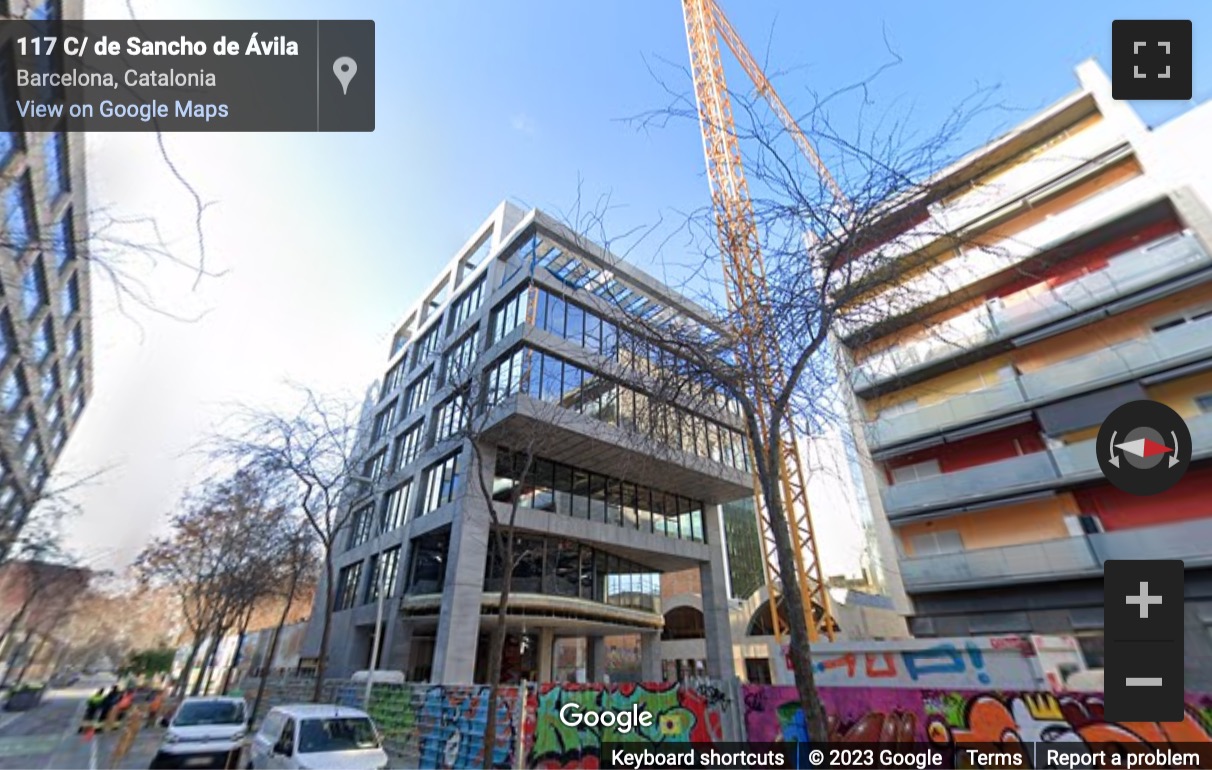 Street View image of Calle De Sancho De Ávila, 105, Barcelona