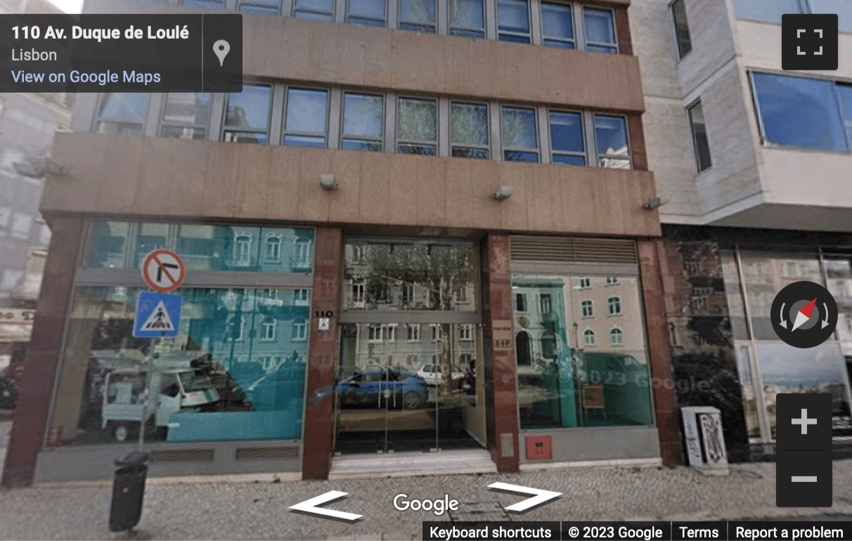 Street View image of Avenida Duque de Loulé 110, Lisbon