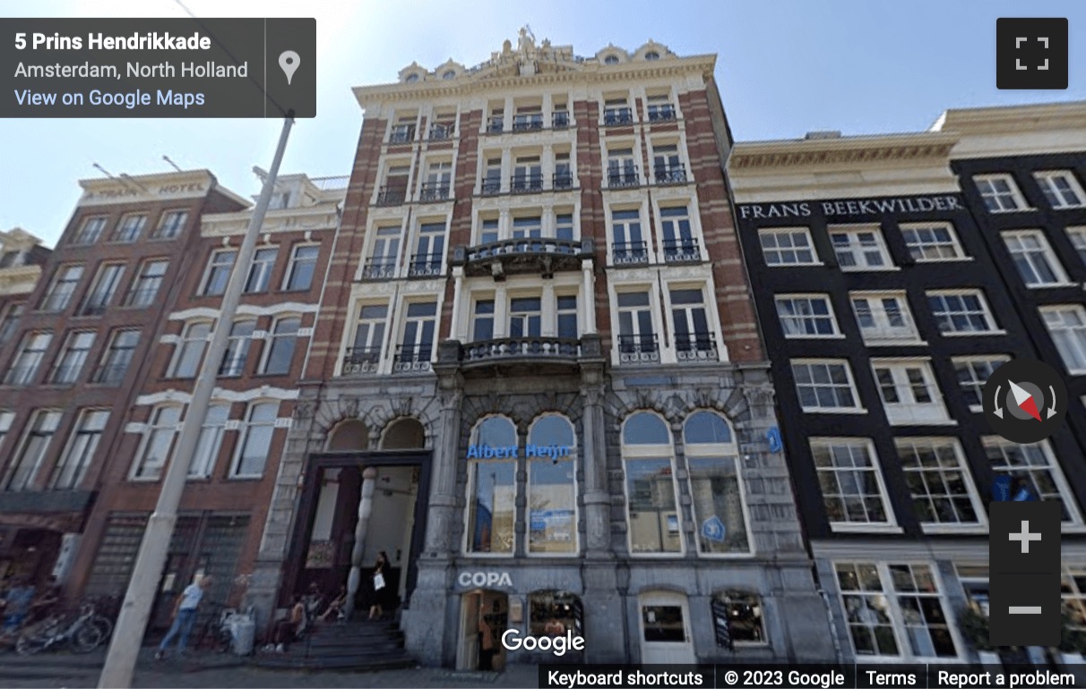 Street View image of Prins Hendrikkade 21-E, Amsterdam