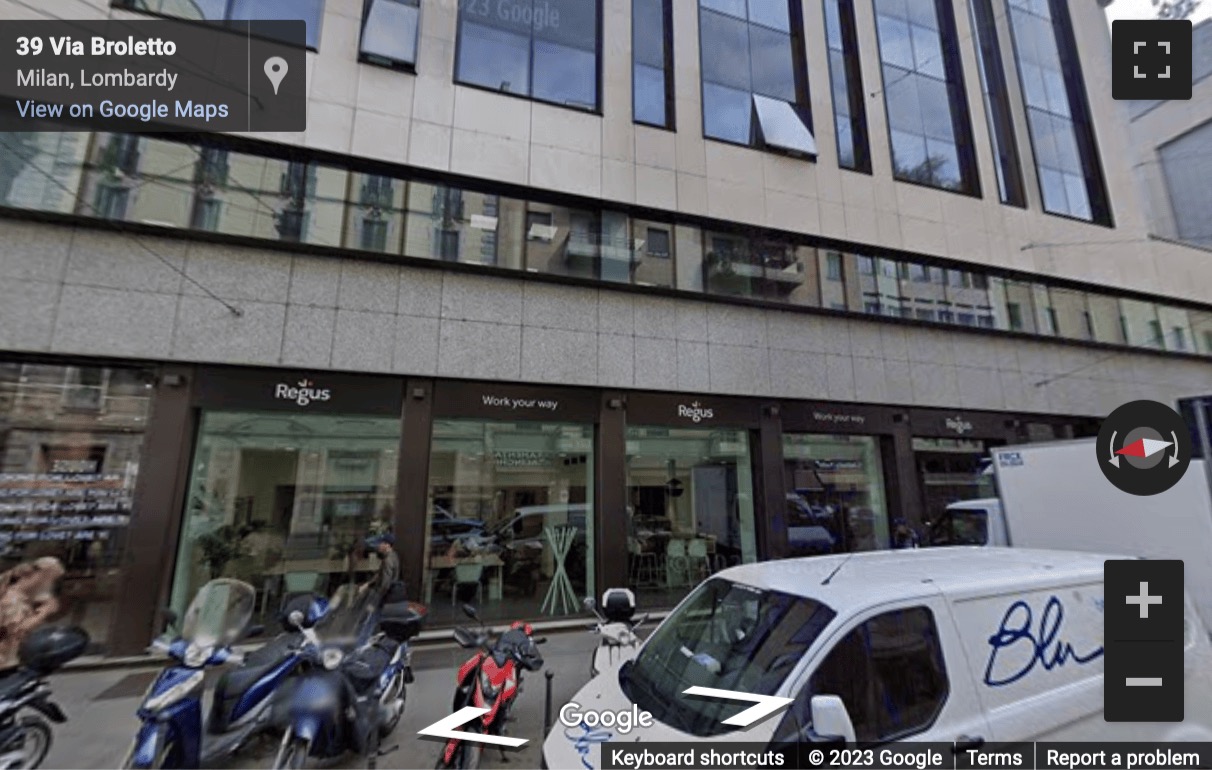 Street View image of Via Broletto 46, Milan, Italy