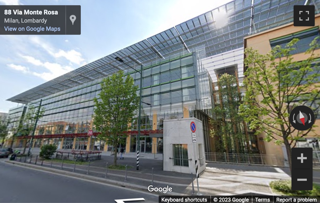 Street View image of Via Monte Rosa, 91, Milan