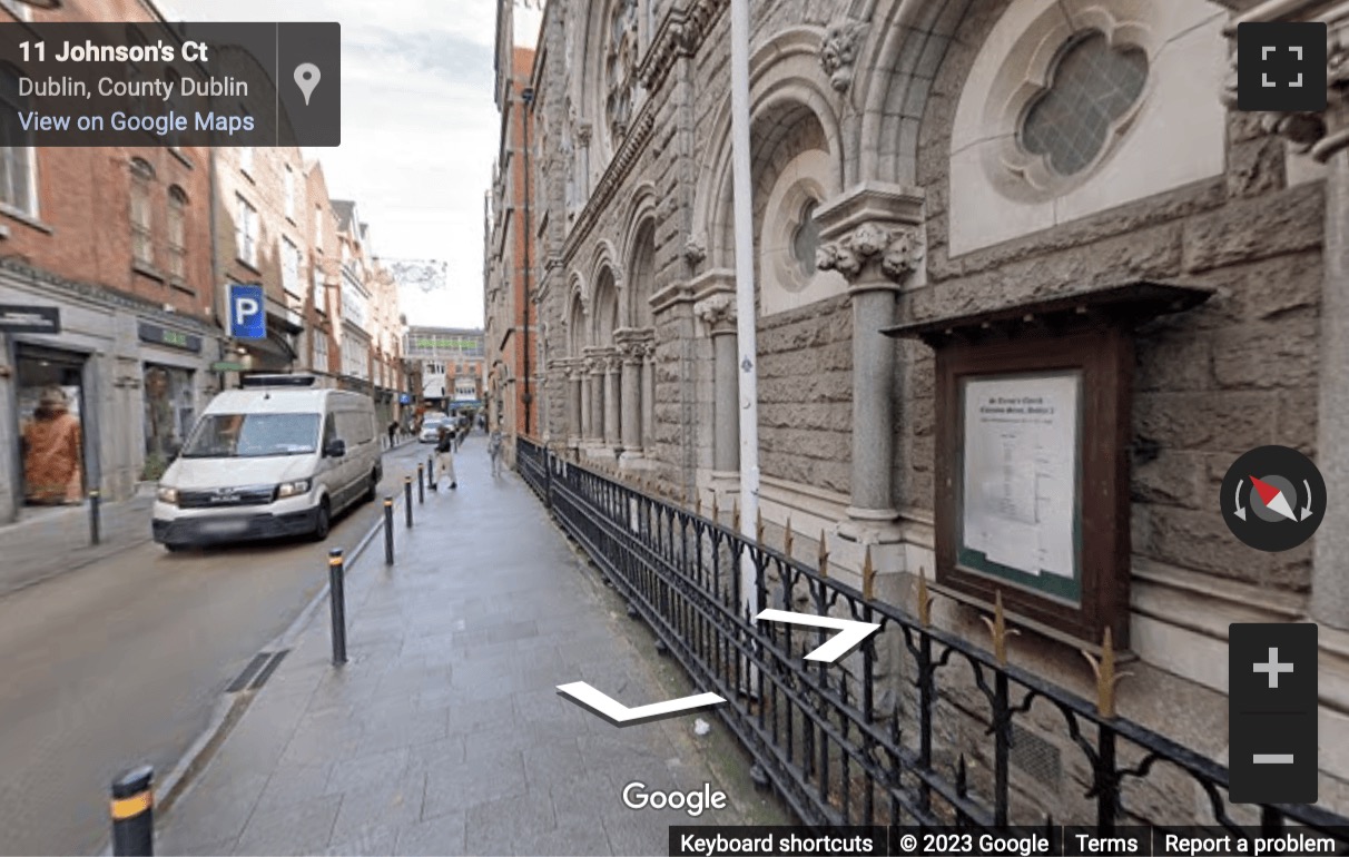 Street View image of Clarendon Street, Dublin