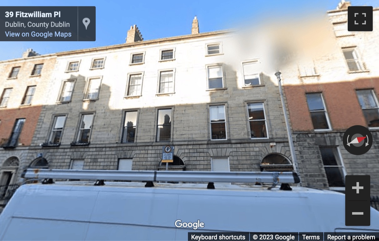 Street View image of 38-39 Fitzwilliam Square, Dublin