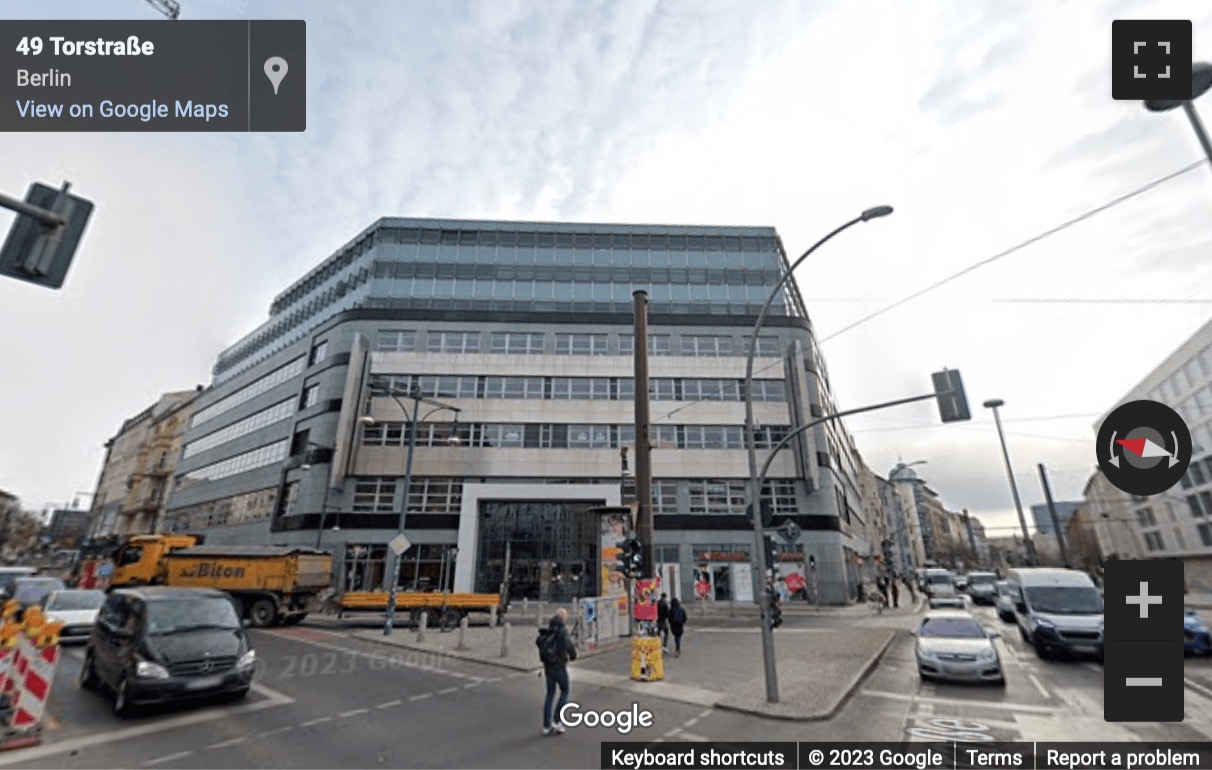 Street View image of Torstraße 49, Berlin