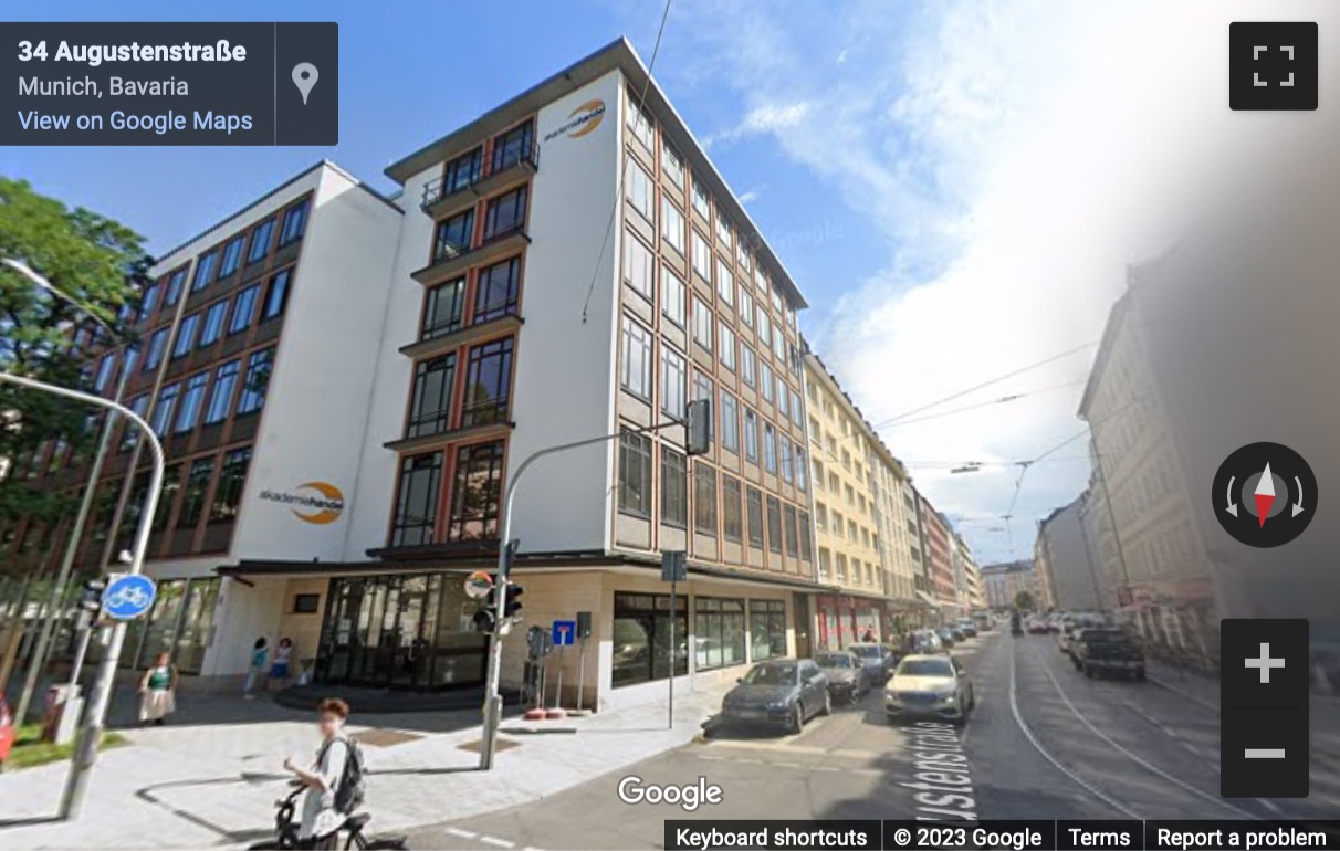 Street View image of München Campus Königsplatz, Brienner Strasse 45 a-d, Munich, Bavaria