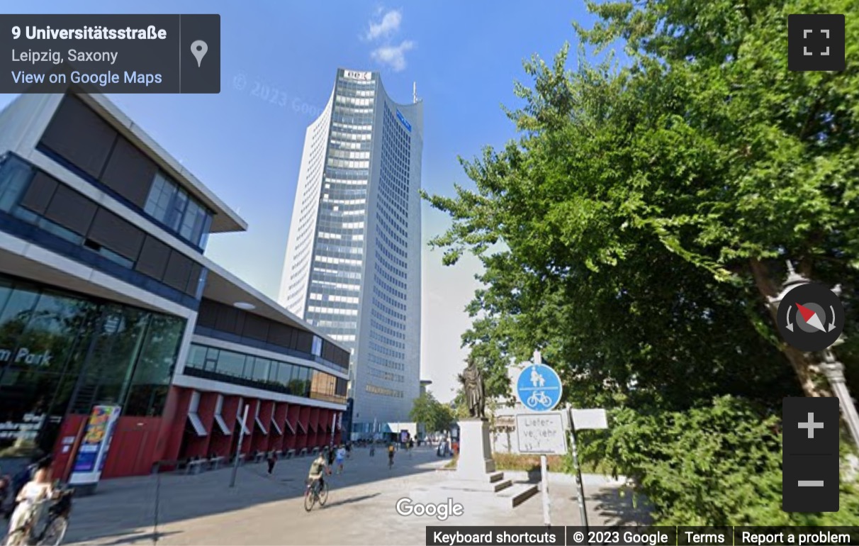 Street View image of City-Hochhaus Leipzig, Augustusplatz 9, Leipzig, Saxony