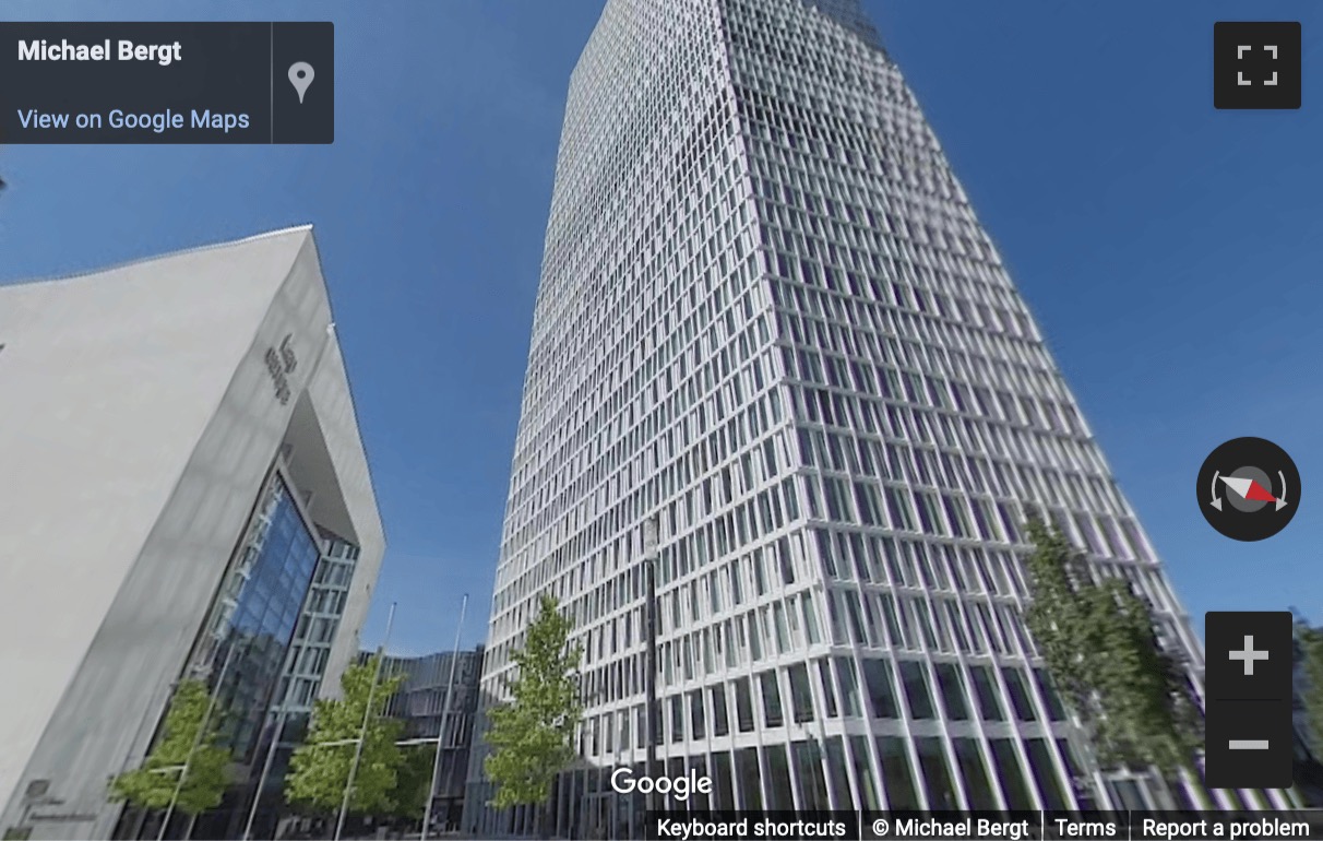 Street View image of Brüsseler Straße 1-3, Frankfurt, Hessen