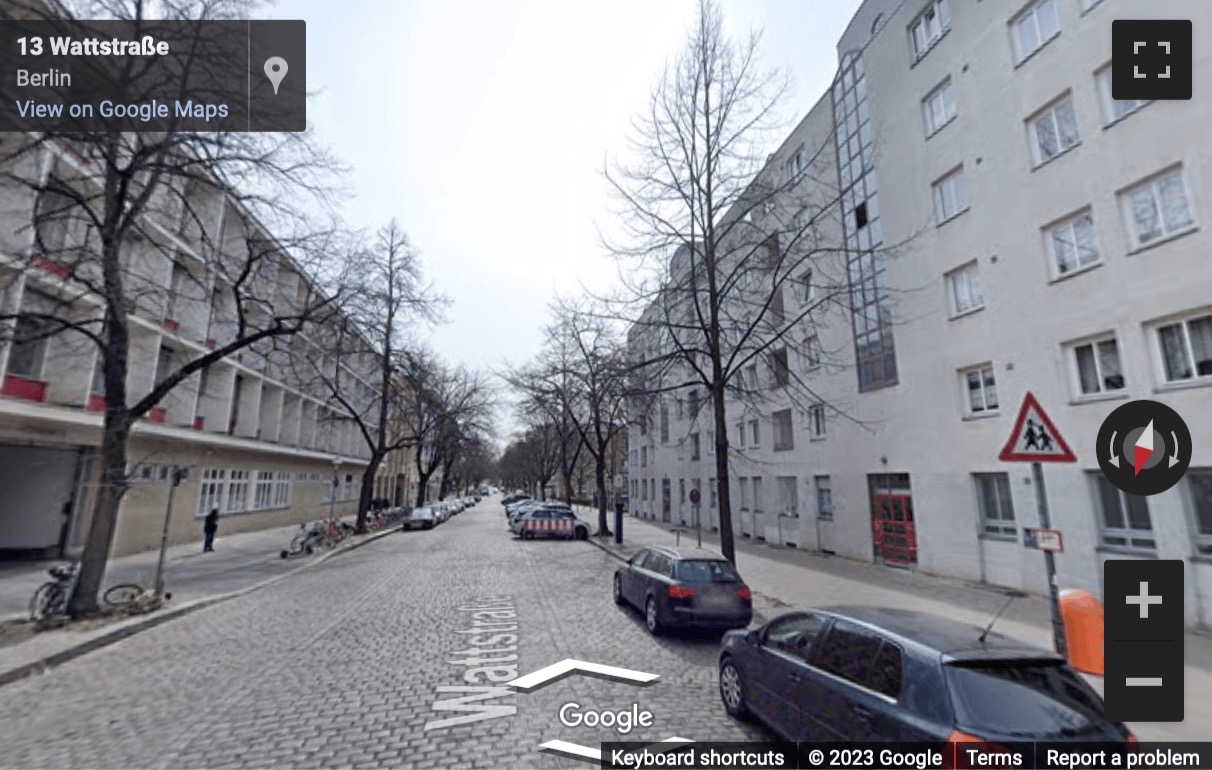 Street View image of Wattstraße 11, Berlin, Brandenburg