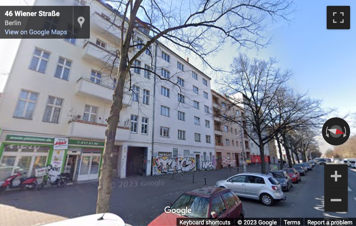 Street View image of Glogauer Straße 2, Berlin, Brandenburg