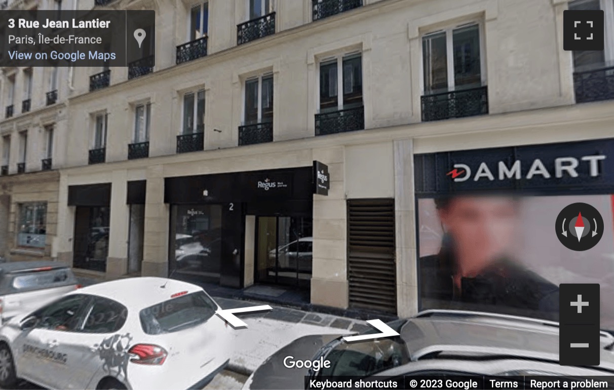 Street View image of 2 Rue Jean Lantier, Paris