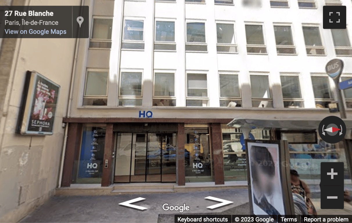 Street View image of 29 Rue Blanche, Paris