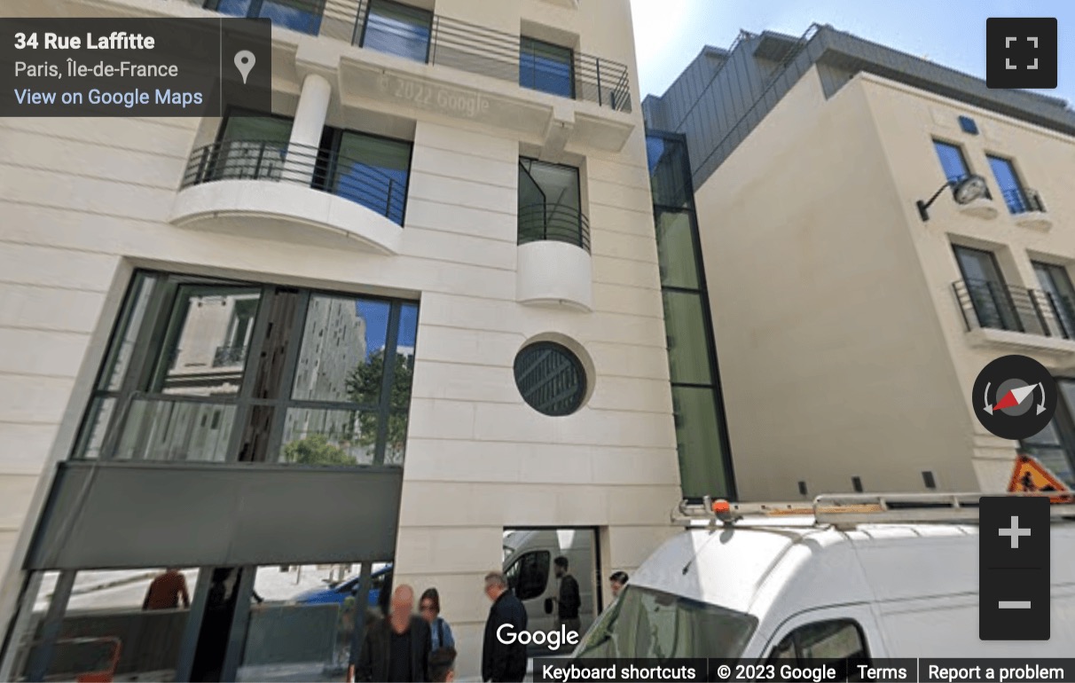 Street View image of Laffitte, 34 Rue Laffitte, Paris