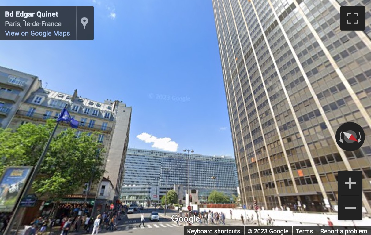 Street View image of Montparnasse, 33 Avenue du Maine, 51st, 52nd and 53rd Floors, Paris