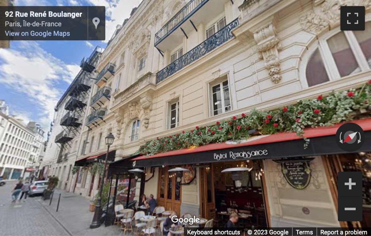 Street View image of République, Boulanger, 29 Rue René-Boulanger, Paris