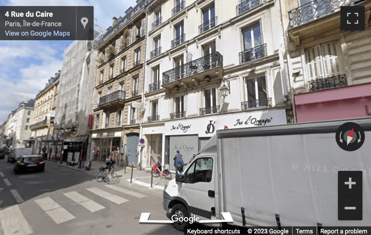 Street View image of Caire, 4 Rue du Caire, Paris