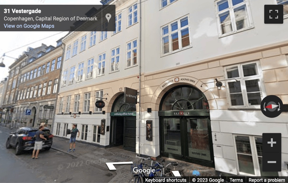 Street View image of Vestergade 29, Copenhagen