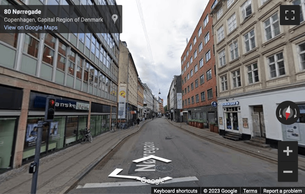 Street View image of Norregade 40, Copenhagen