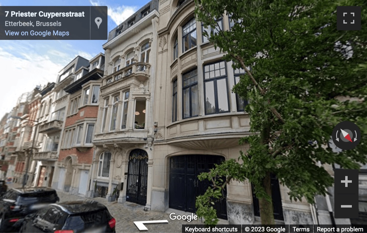 Street View image of Rue Abbé Cuypers 3, Brussels