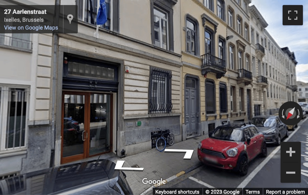 Street View image of Rue d’Arlon 25, Brussels