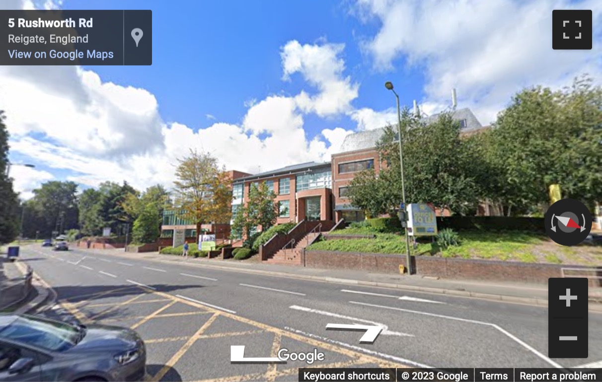 Street View image of Castle Court, 41 London Road, Reigate, Surrey