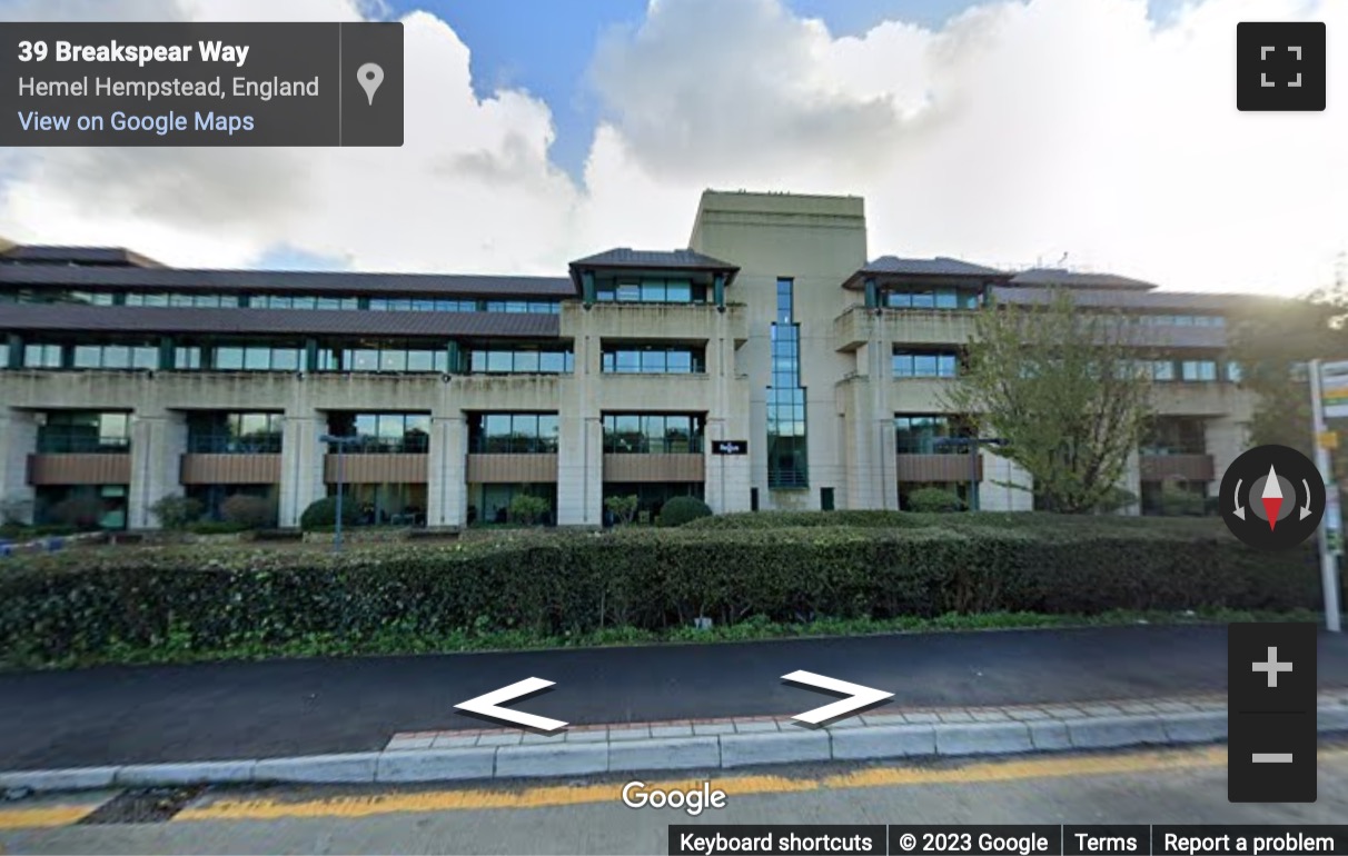 Street View image of Ground Floor, Suite F, Breakspear Park, Breakspear Way, Hemel Hempstead