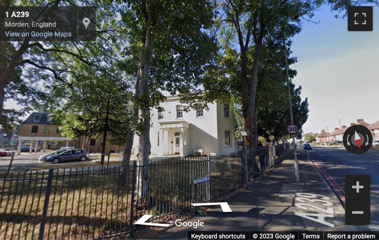 Street View image of The Grange, One Central Road, Morden, Merton