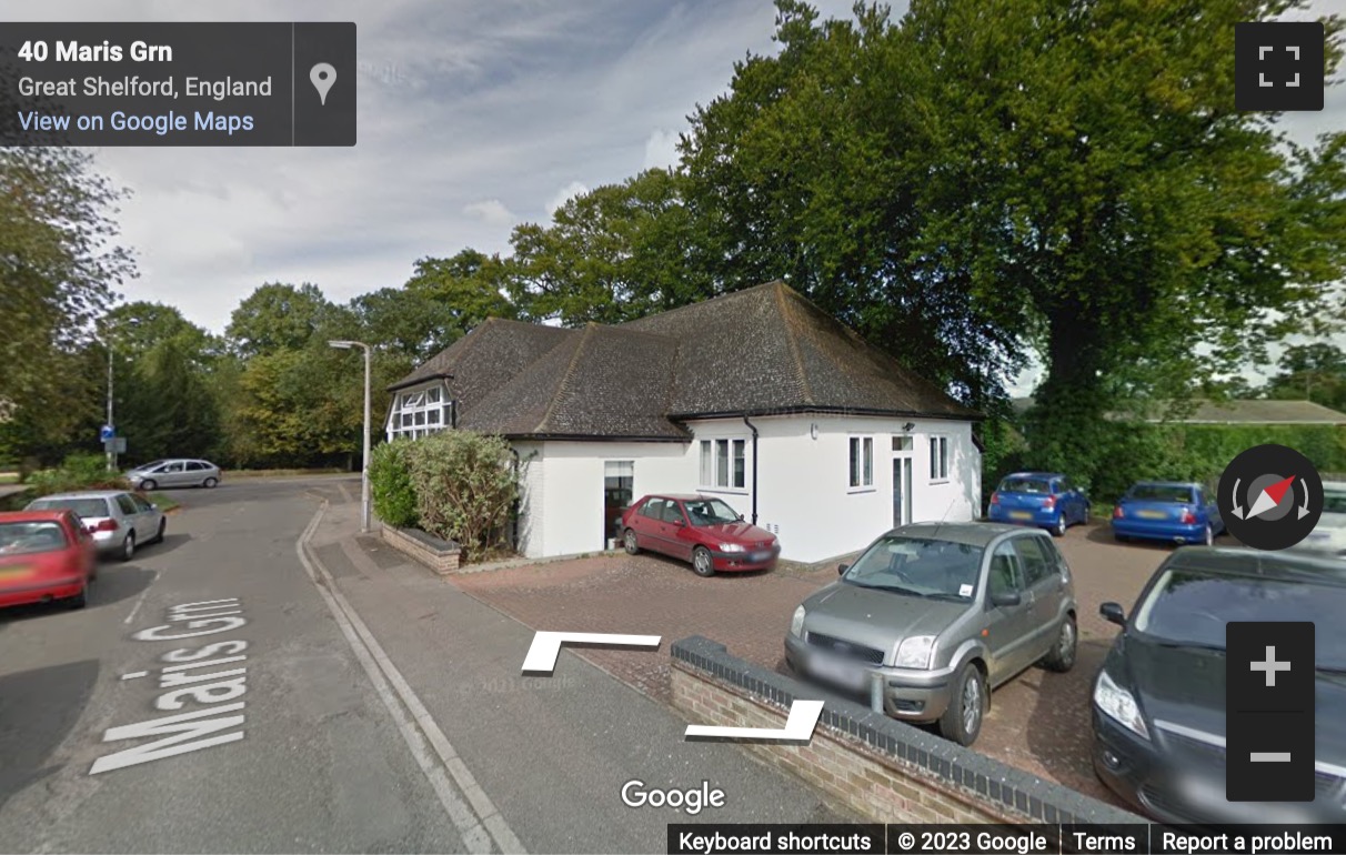 Street View image of The Studio High, Maris Green, Great Shelford, Cambridge, Cambridgeshire