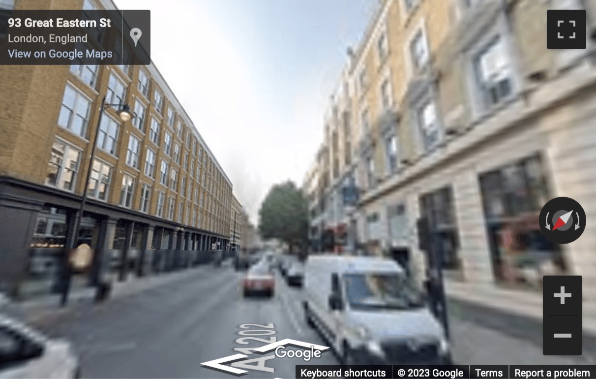 Street View image of 85 Great Eastern Street, London