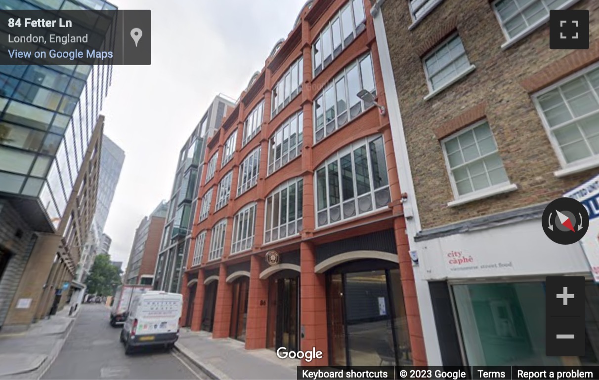 Street View image of Fetter Yard, 86 Fetter Ln, London