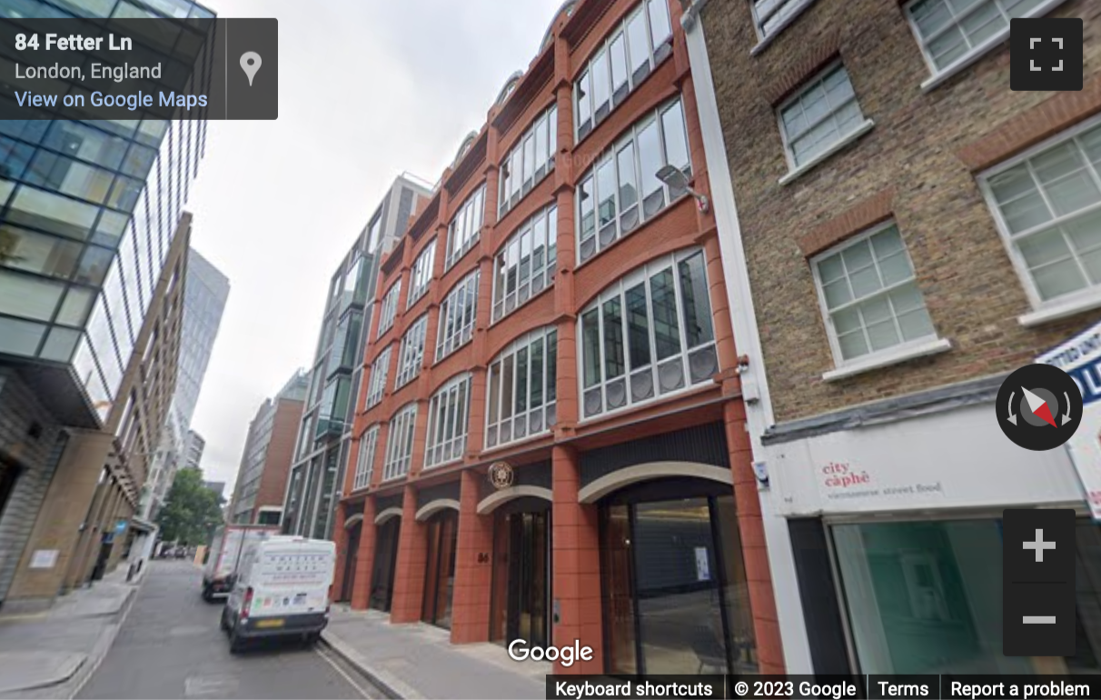 Street View image of Fetter Yard, 86 Fetter Ln, London