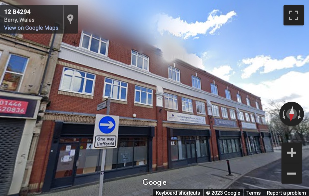 Street View image of 2, 10 Holton Road, Barry, Vale of Glamorgan